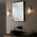 Endon 96219 Newham 1lt Wall Chrome plate & frosted glass 3W LED G9 (Required) - westbasedirect.com