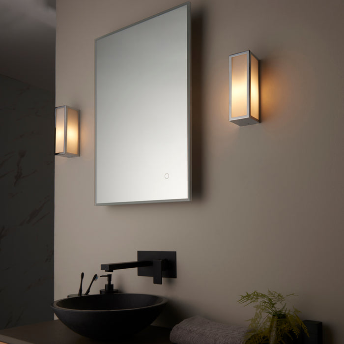Endon 96219 Newham 1lt Wall Chrome plate & frosted glass 3W LED G9 (Required) - westbasedirect.com