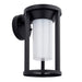 Endon 96916 Braden 1lt Wall Textured black & white pc 10W LED E27 (Required) - westbasedirect.com
