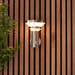 Endon 96925 Halton 1lt Wall Brushed stainless steel & white pc 5.88W LED (SMD 3528) Warm White - westbasedirect.com