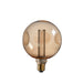 Endon 97175 Dimple 1lt Accessory Amber glass 2.5W LED E27 Warm White - westbasedirect.com