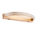 Endon 97611 Lorenzo 1lt Wall Satin gold paint & clear acrylic 7.5W LED tape module (SMD 2835) Warm White - westbasedirect.com