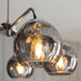 Endon 97972 Dimple 5lt Pendant Chrome plate & smoked mirror glass 5 x 7W LED E14 (Required) - westbasedirect.com