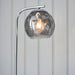 Endon 97978 Dimple 1lt Floor Chrome plate & smoked mirror glass 10W LED E27 (Required) - westbasedirect.com