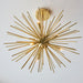 Endon 98126 Orta 6lt Semi flush Satin brass plate 6 x 3W LED G9 (Required) - westbasedirect.com
