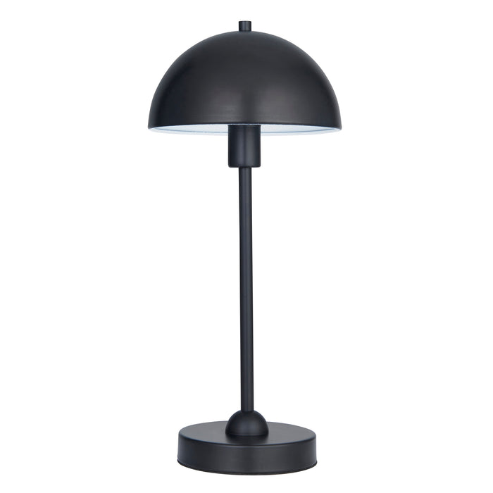 Endon 98494 Saroma 1lt Table Matt black paint 7W LED E14 (Required) - westbasedirect.com