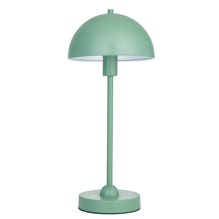 Endon 98495 Saroma 1lt Table Matt myrtle green paint 7W LED E14 (Required) - westbasedirect.com