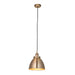 Endon 98745 Franklin 1lt Pendant Antique brass plate 10W LED E27 (Required) - westbasedirect.com