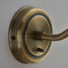 Endon 98746 Franklin 1lt Wall Antique brass plate 7W LED E14 (Required) - westbasedirect.com