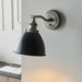 Endon 98751 Franklin 1lt Wall Aged pewter plate & matt black paint 7W LED E14 (Required) - westbasedirect.com