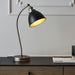 Endon 98752 Franklin 1lt Table Aged pewter plate & matt black paint 7W LED E14 (Required) - westbasedirect.com