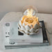 Endon 99147 Artichoke 1lt Table Oatmeal crackle glaze & antique brass plate 10W LED E27 (Required) - westbasedirect.com