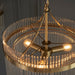 Endon 99167 Marietta 3lt Pendant Antique brass plate & clear glass 3 x 7W LED E14 (Required) - westbasedirect.com