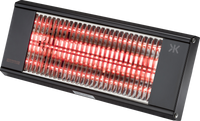Knightsbridge OH20MB 230V IP20 1.5kW Shortwave Infrared Heater - Matt Black