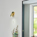 Endon 99768 Porto 1lt Spot Satin brass plate & clear glass 7W LED GU10 (Required) - westbasedirect.com