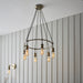 Endon 99914 Hal 6lt Pendant Antique brass plate 6 x 10W LED E27 (Required) - westbasedirect.com