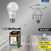 Brite-R 11W E27 ES GLS LED Bulb Cool White 6500K - westbasedirect.com