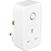 BG AHC/U White Moulded 13A Power Adaptor with Smart Home Control - westbasedirect.com