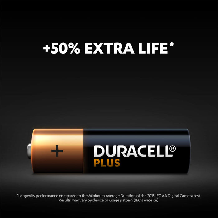 Duracell Plus Power AA LR6 | 8 Pack - westbasedirect.com