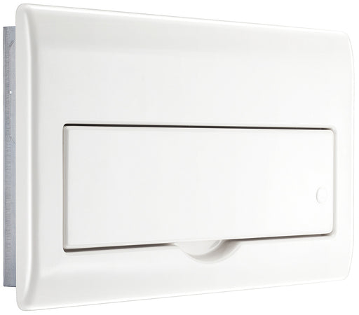 BG Fortress CFFD100810A 10 Way Metal Unpopulated Fully Recessed Consumer Unit with 100A Main Switch, 1x 100A 1x 80A 30mA Type A RCD - westbasedirect.com