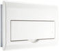 BG Fortress CFFD100810A 10 Way Metal Unpopulated Fully Recessed Consumer Unit with 100A Main Switch, 1x 100A 1x 80A 30mA Type A RCD - westbasedirect.com