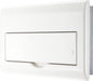 BG Fortress CFFD8808ASPD 8 Way Metal Unpopulated Fully Recessed Consumer Unit with 100A Main Switch, 2x 80A 30mA Type A RCD & 1x SPD - westbasedirect.com
