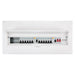 BG CFFDP18616 22 Module 16 Way Fully Recessed Populated + 100A Switch, 1x80A, 1x63A 30mA RCD & 12xMCBs - westbasedirect.com
