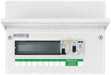 BG Fortress CFURSW10008ASPD 8 Way Metal Unpopulated Consumer Unit with 1x 100A 30mA Type A RCD & 1x SPD - westbasedirect.com