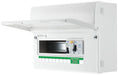 BG Fortress CFURSW10008ASPD 8 Way Metal Unpopulated Consumer Unit with 1x 100A 30mA Type A RCD & 1x SPD - westbasedirect.com