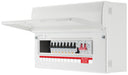 BG CFUSWP812ASPD 12 Way Consumer Unit + 100A Main Switch, 8 Type A RCBOS, SPD & 32A MCB - westbasedirect.com