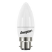 Energizer 3.3W 250lm B22 BC Candle LED Bulb Opal Warm White 2700K - westbasedirect.com