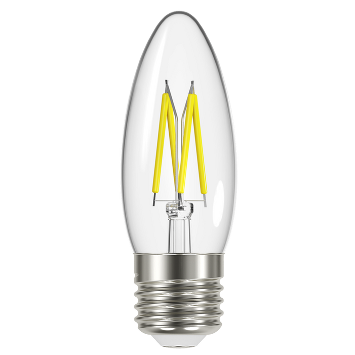 Energizer 4W 470lm E27 ES Candle Filament LED Bulb Warm White 2700K - westbasedirect.com