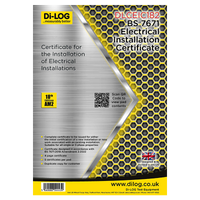 Di-LOG DLCEIC182 Electrical Installation Certificate