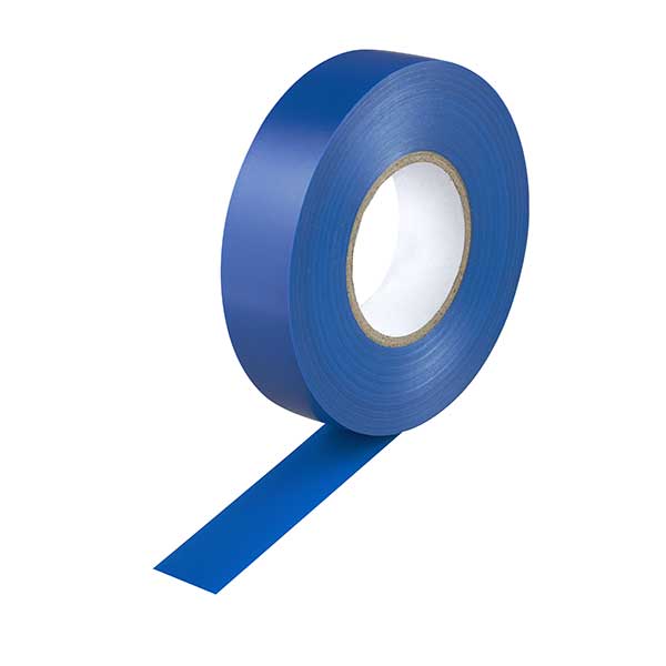 BG EITBL20/01 Blue Flame Retardant PVC Insulation Tape 19mm x 20m Reel - westbasedirect.com