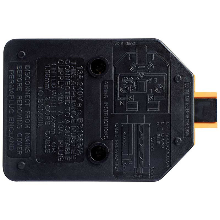 Masterplug EXS13110O 1 Socket 10m 13A Heavy Duty Extension Lead Orange —
