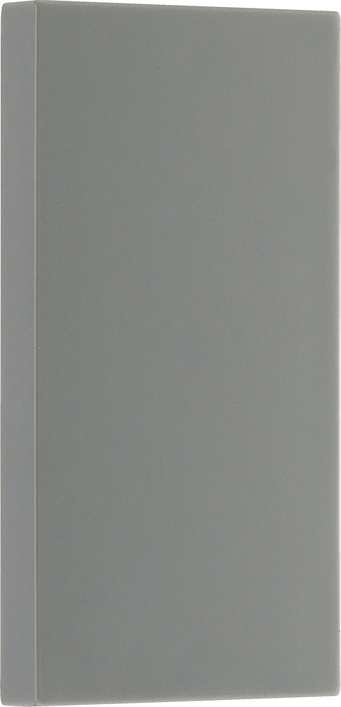 BG EMBLK1G Euro Module Blank Plate (1pc) - Grey - westbasedirect.com