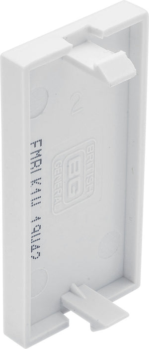 BG EMBLK1W Euro Module Blank Plate (1pcs) - White - westbasedirect.com
