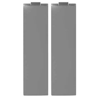 BG EMBLKG Euro Module Blank Plate (2pcs) - Grey