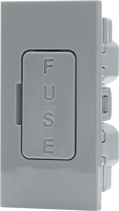 BG EMFUSEG Euro Module 13A Fused Module - Grey - westbasedirect.com