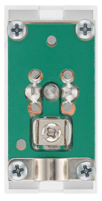 BG EMNSTVW Euro Module Co-Axial Connection - White - westbasedirect.com