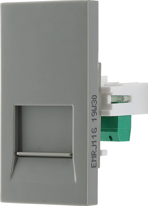BG EMRJ11G Euro Module Telephone RJ11 (Screw) - Grey - westbasedirect.com