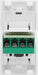 BG EMRJ11W Euro Module Telephone RJ11 (Screw) - White - westbasedirect.com
