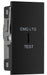 BG EMSW12ELB Euro Module 20AX 2-Way Key Switch - Black (Emergency lighting test) - westbasedirect.com