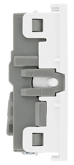BG EMSW30KYW Euro Module 20A DP Key Switch - White - westbasedirect.com