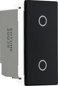 BG EMTDMB Euro Module Master Touch LED Dimmer - Black