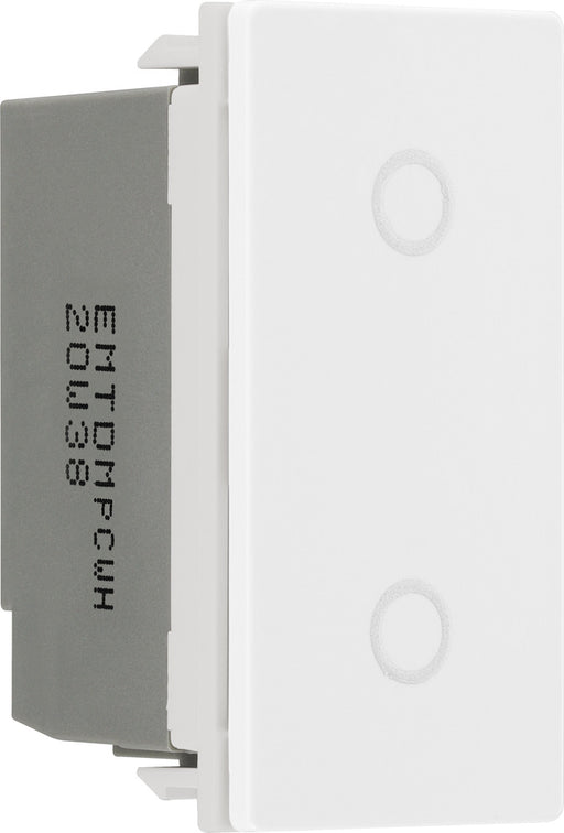 BG EMTDMPCWH Euro Module Master Touch LED Dimmer - PC White - westbasedirect.com