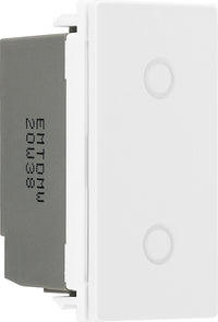 BG EMTDMW Euro Module Master Touch LED Dimmer - White