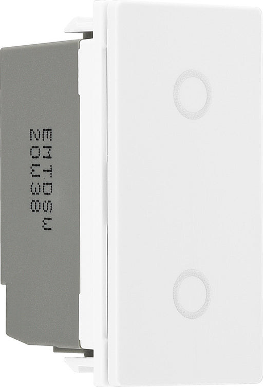 BG EMTDSW Euro Module Slave Touch LED Dimmer - White - westbasedirect.com