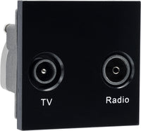 BG EMTVFMB Euro Module TV & Radio - Black