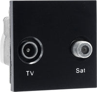 BG EMTVSATB Euro Module TV & Satellite - Black